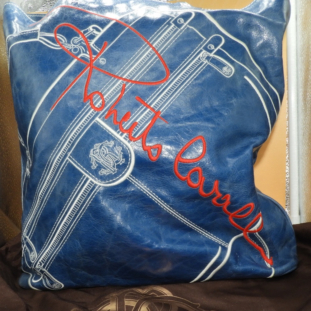 *NWT* Roberto Cavalli "Shopping Diva" Leather Tote